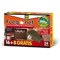 FUEGO NET Fuegonet 231122 Pastillas de Autoencendido- Blanco- 19.8x3x13.5 cm